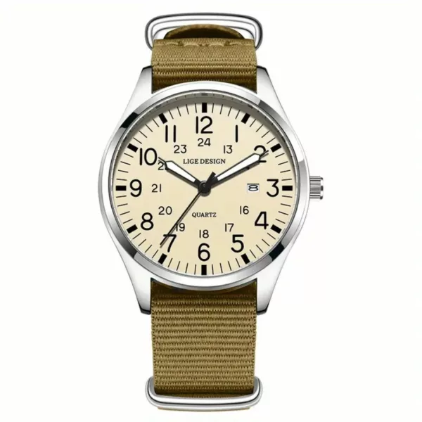 Montre militaire américaine vintage quartz – Style rétro robuste, précision quartz pour un look aventurier assuré – Image 7