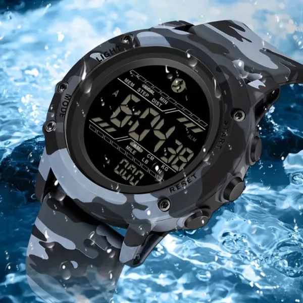 Montre militaire camouflage sport étanche – Ultra résistante, parfaite pour l'aventure et les activités extrêmes – Image 2