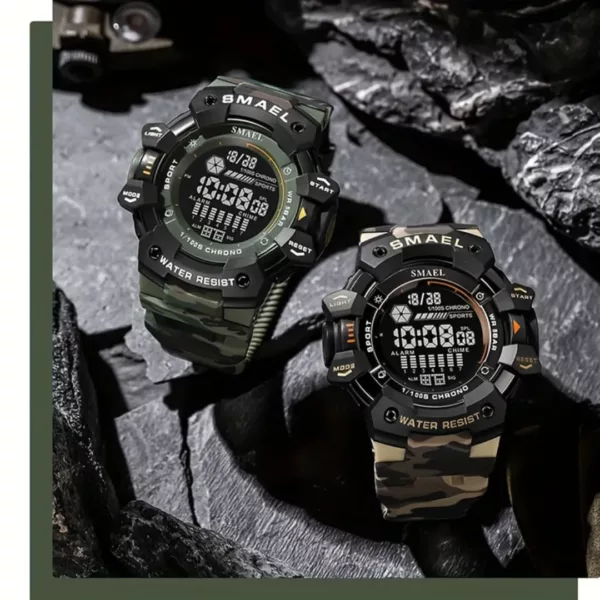 Montre militaire camouflage sport extrême – Image 2