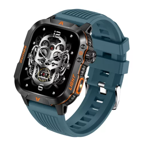 Montre militaire connectée écran HD – Ultra résistante, GPS, suivi santé et appels – Idéale sport et aventure
