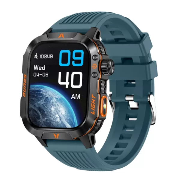 Montre militaire connectée écran HD – Ultra résistante, GPS, suivi santé et appels – Idéale sport et aventure – Image 10