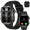 Montre militaire connectée écran large – Ultra résistante, GPS intégré, idéale sports extrêmes et aventures outdoor