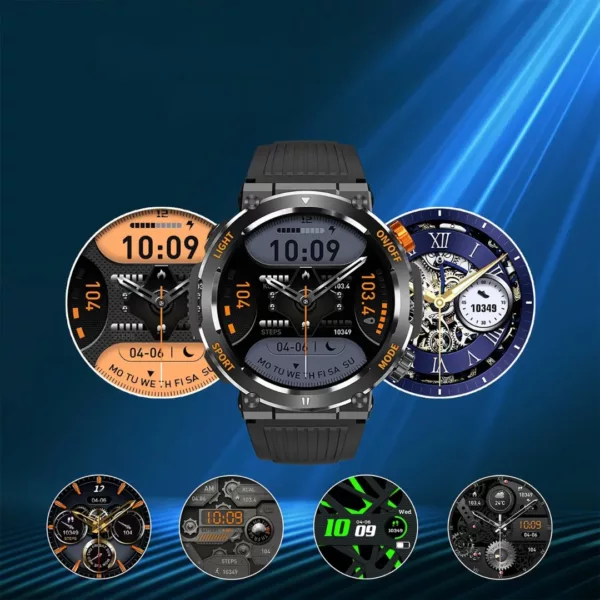 Montre militaire connectée sport durable – Ultra-résistante, GPS intégré, idéale entraînement intensif et outdoor – Image 2