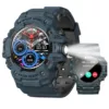 Montre militaire connectée sport multifonction – Ultra résistante, cardio, GPS, idéale entraînements intensifs