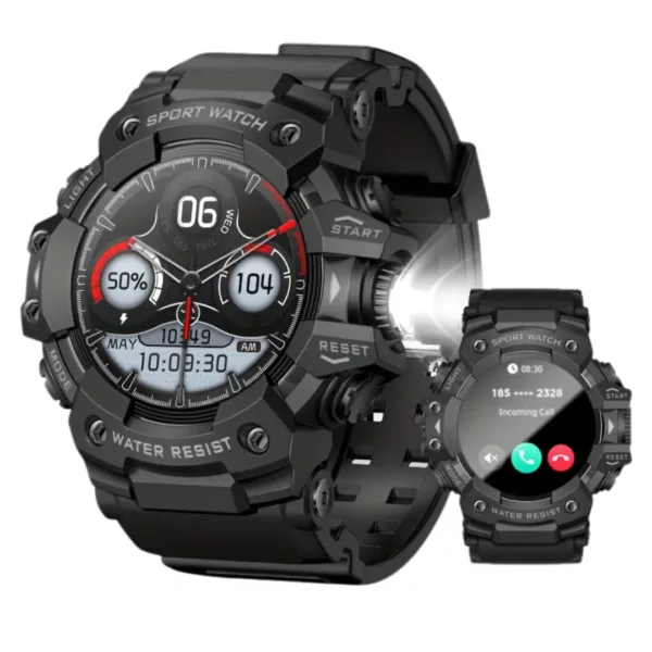 Montre militaire connectée sport multifonction – Ultra résistante, cardio, GPS, idéale entraînements intensifs – Image 10