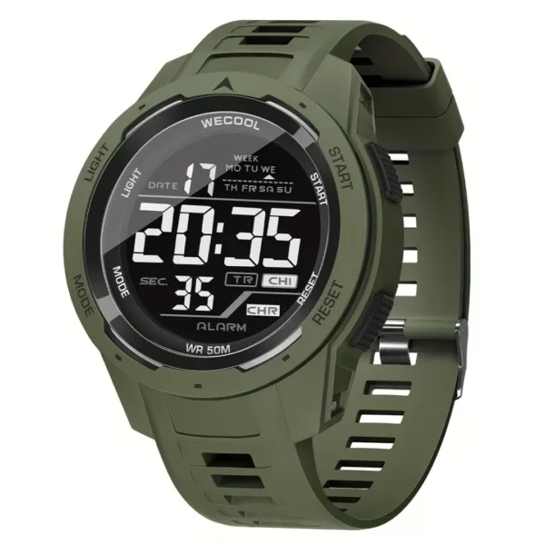 Montre militaire digitale waterproof tactical – Ultra résistante, idéale survie, sport intense et conditions extrêmes – Image 4