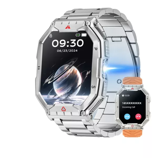 Montre militaire gps connectée 2.1 pouces – Ultra résistante, étanche, suivi santé & localisation précise – Image 8