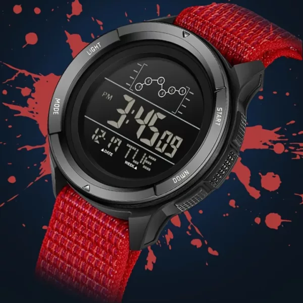 Montre militaire nylon sport 50m – Ultra résistante, étanche et fiable pour aventures extrêmes ou usage quotidien – Image 2