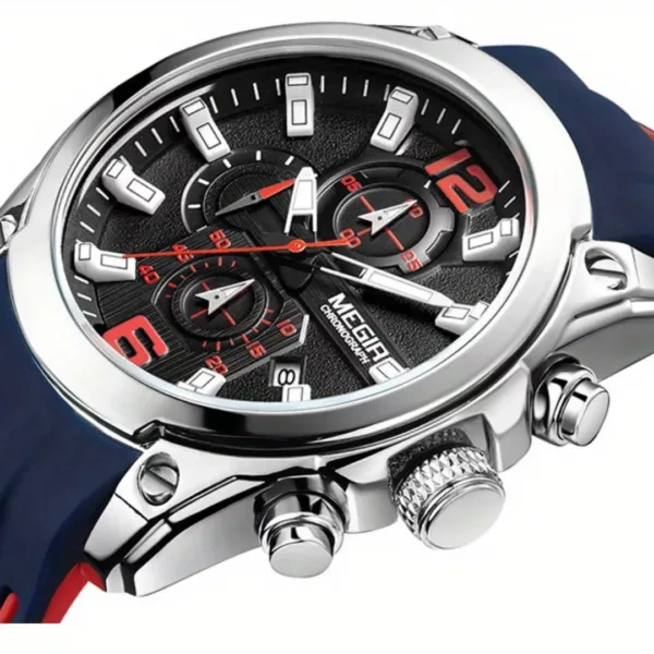 Montre militaire russe chronographe quartz – Design tactique robuste, précision extrême pour aventuriers exigeants – Image 2