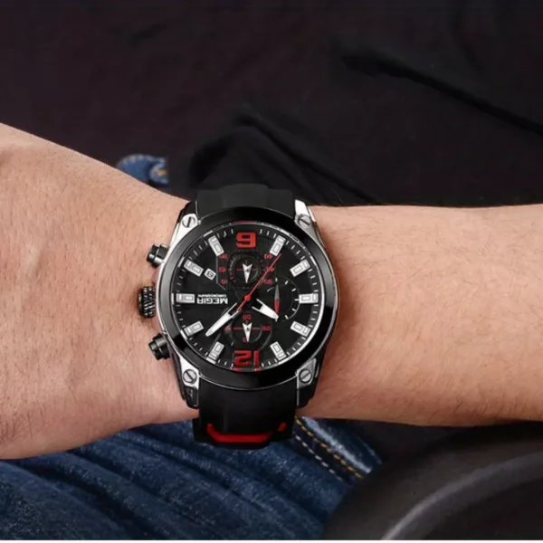 Montre militaire russe chronographe quartz – Design tactique robuste, précision extrême pour aventuriers exigeants – Image 6