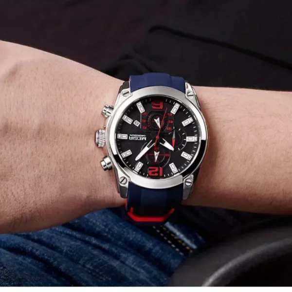 Montre militaire russe chronographe quartz – Design tactique robuste, précision extrême pour aventuriers exigeants – Image 5