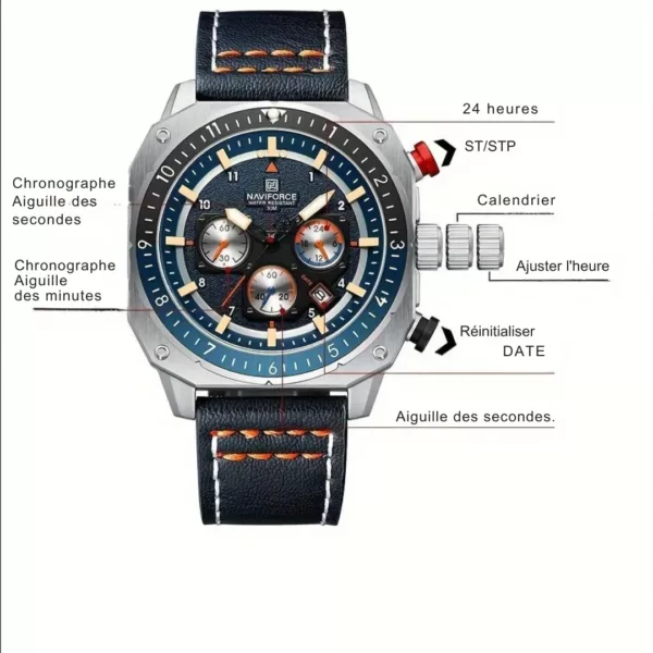Montre militaire russe homme sport acier – Image 5