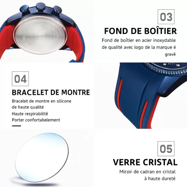 Montre militaire russe sport tactique – Ultra résistante, étanche et robuste pour aventures extrêmes – Image 6