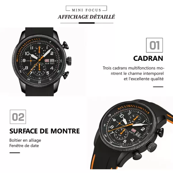 Montre militaire russe sport tactique – Ultra résistante, étanche et robuste pour aventures extrêmes – Image 5