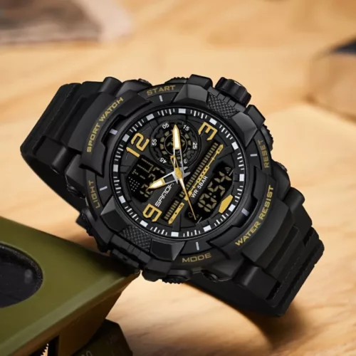 Montre militaire sport bracelet caoutchouc – Résistante, étanche et robuste pour aventure extrême et usage quotidien