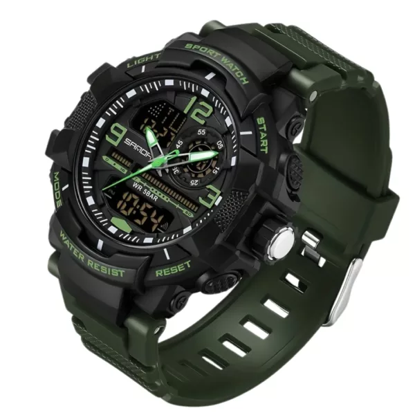 Montre militaire sport bracelet caoutchouc – Résistante, étanche et robuste pour aventure extrême et usage quotidien – Image 13