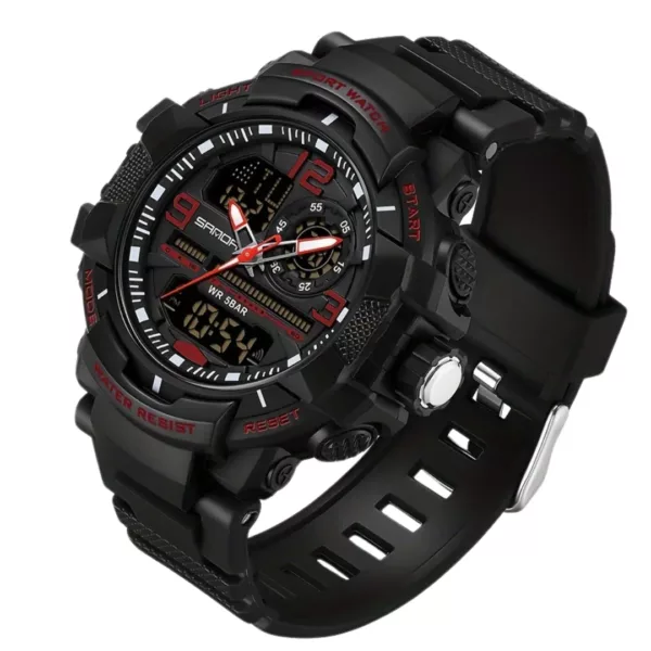 Montre militaire sport bracelet caoutchouc – Résistante, étanche et robuste pour aventure extrême et usage quotidien – Image 15