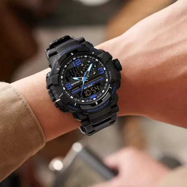Montre militaire sport bracelet caoutchouc – Résistante, étanche et robuste pour aventure extrême et usage quotidien – Image 6