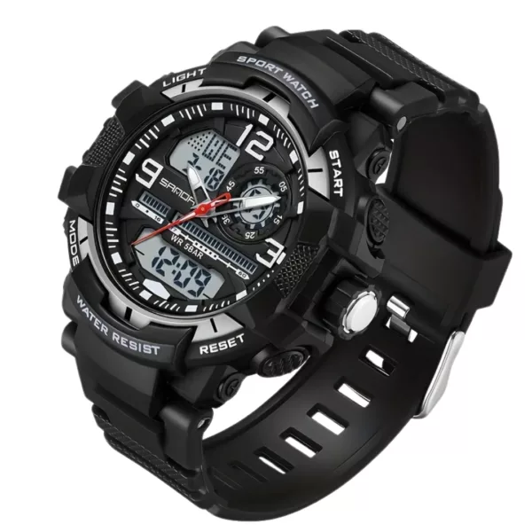 Montre militaire sport bracelet caoutchouc – Résistante, étanche et robuste pour aventure extrême et usage quotidien – Image 9