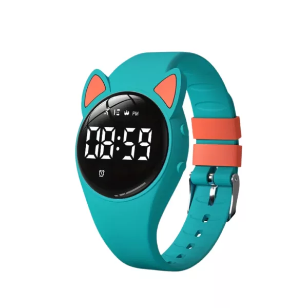 Montre numérique enfant oreilles chat – Apprentissage de l’heure ludique et design mignon pour filles et garçons – Image 14