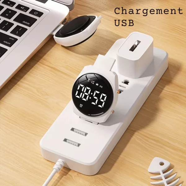 Montre numérique enfant oreilles chat – Apprentissage de l’heure ludique et design mignon pour filles et garçons – Image 6