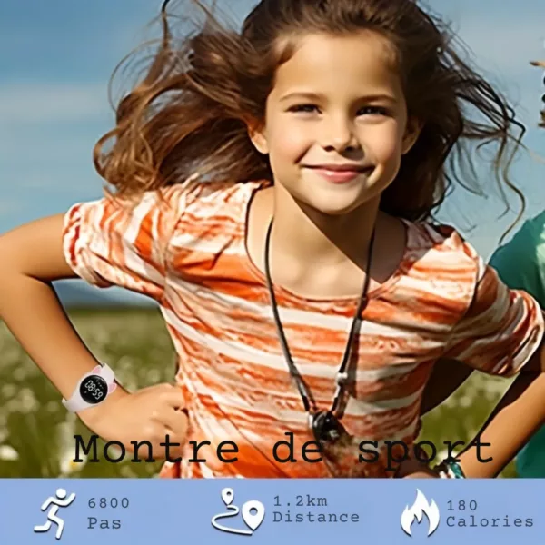 Montre numérique enfant oreilles chat – Apprentissage de l’heure ludique et design mignon pour filles et garçons – Image 8