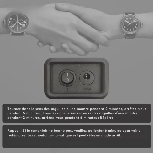 Remontoir automatique montre base inclinée – Préserve la précision, expose élégamment votre garde-temps – Image 4
