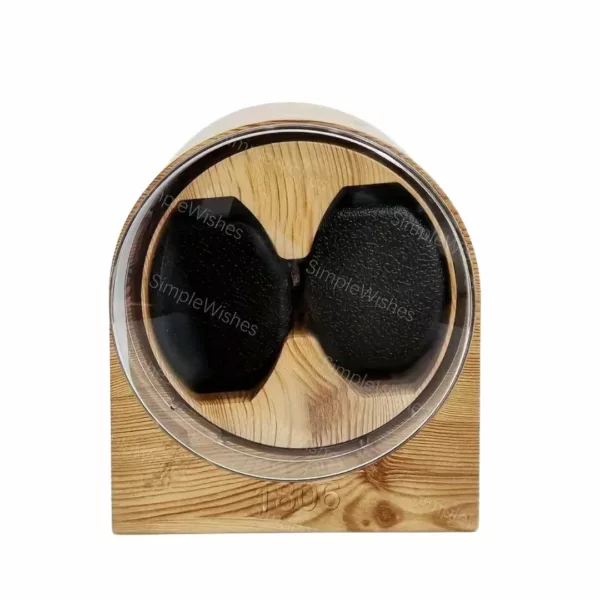 Remontoir bois montre 2 slots USB – Écrin élégant pour montres automatiques – Préserve précision & style au quotidien – Image 4