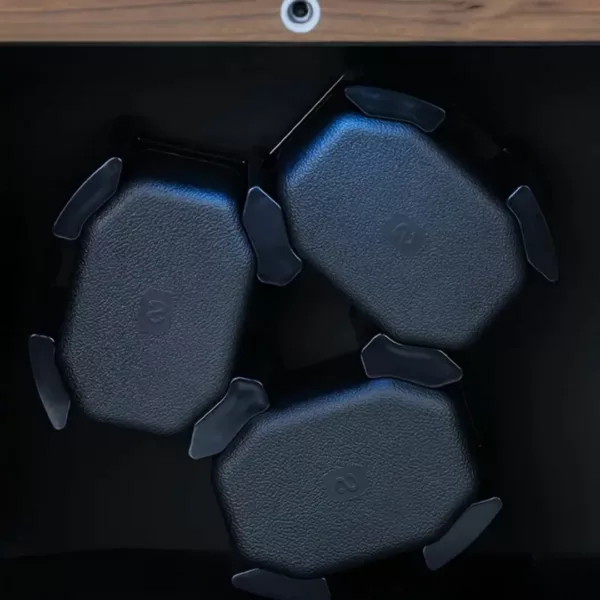Remontoir montre bois 3 emplacements – Écrin élégant et silencieux pour montres automatiques haut de gamme – Image 4