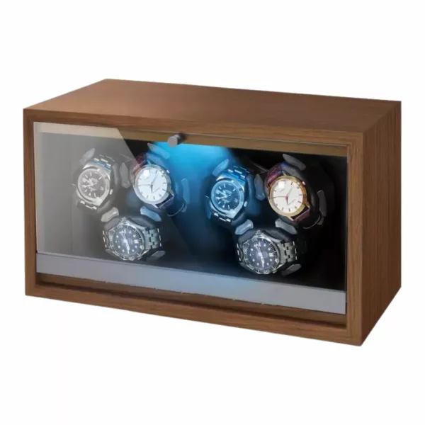 Remontoir montre bois 3 emplacements – Écrin élégant et silencieux pour montres automatiques haut de gamme – Image 7
