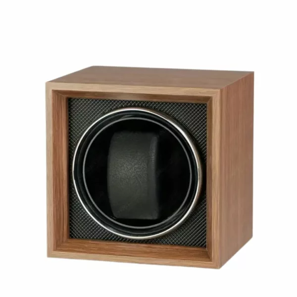 Remontoir montre bois USB silencieux – Écrin élégant et discret pour montres toujours prêtes – Fonctionnement ultra silencieux – Image 3
