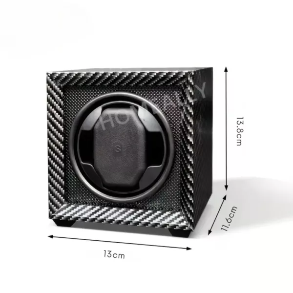 Remontoir montre design carbone compact – Image 3