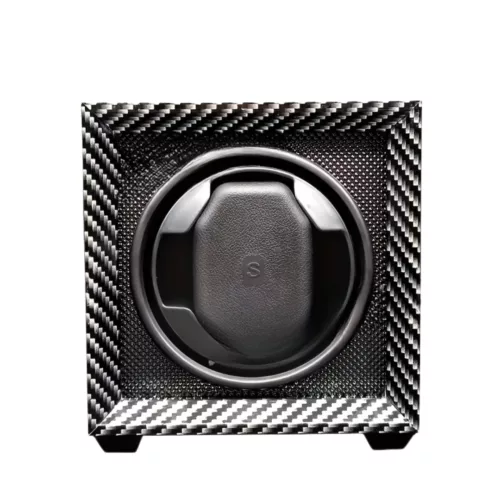 Remontoir montre design carbone compact