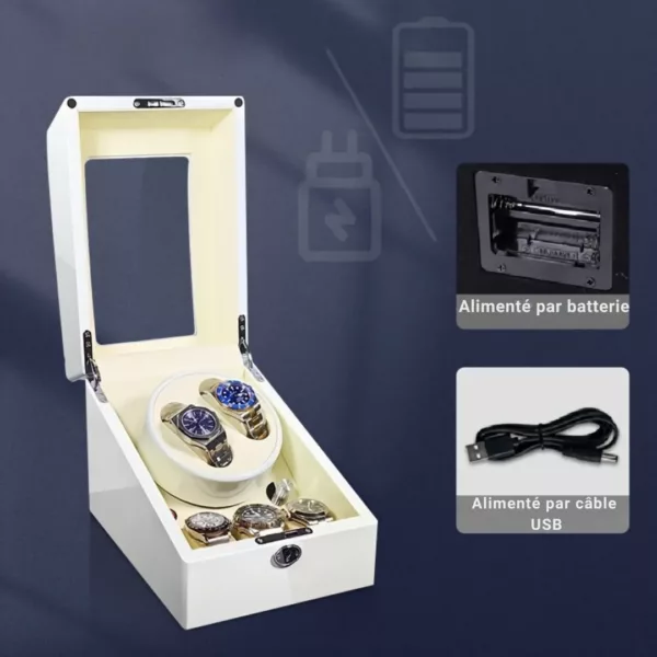 Remontoir montre double avec rangement – Image 2