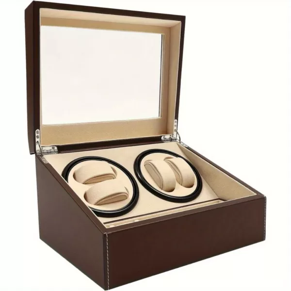 Remontoir montre double coffret luxe