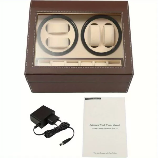 Remontoir montre double coffret luxe – Image 5