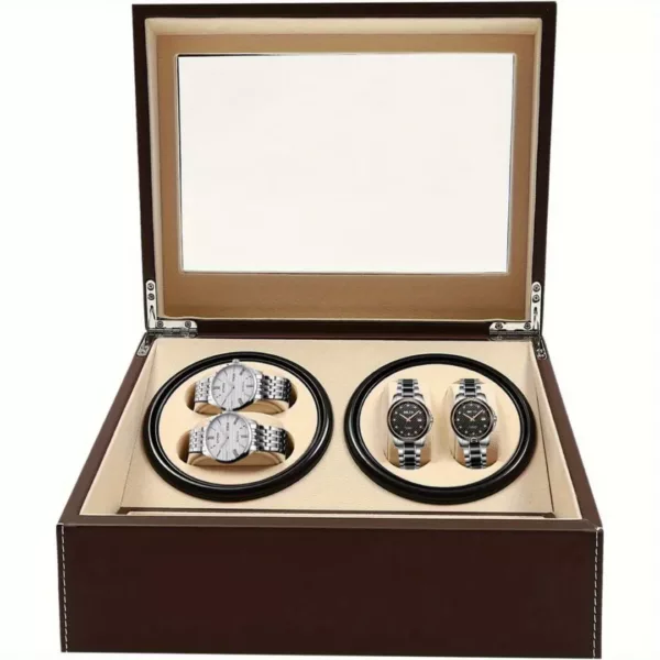Remontoir montre double coffret luxe – Image 7