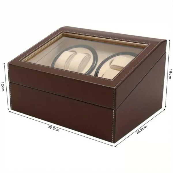 Remontoir montre double coffret luxe – Image 3
