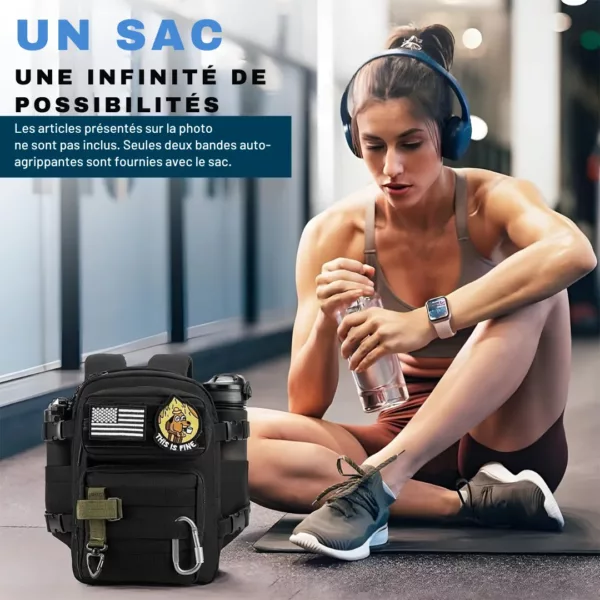 Sac à dos militaire compact urbain – Image 2
