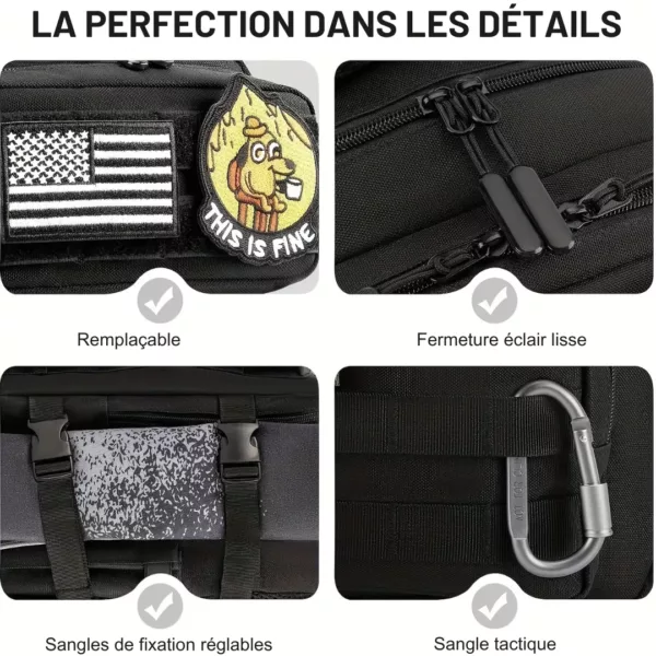 Sac à dos militaire compact urbain – Image 5