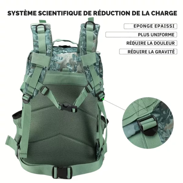 Sac à dos militaire mission survie – Ultra résistant, grande capacité, idéal randonnée et situations extrêmes – Image 6
