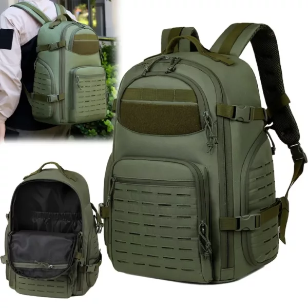 Sac à dos militaire respirant voyage – Ultra résistant et confortable pour randonnées et aventures extrêmes