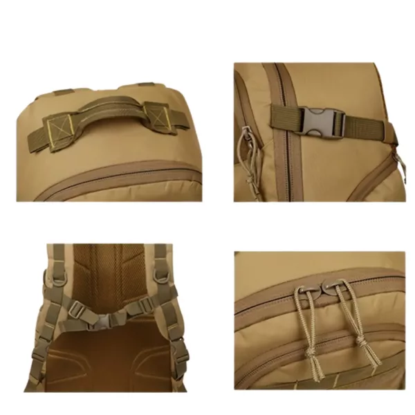 Sac à dos militaire respirant voyage – Ultra résistant et confortable pour randonnées et aventures extrêmes – Image 7