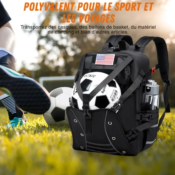 Sac à dos moto porte-casque intégré – Image 2