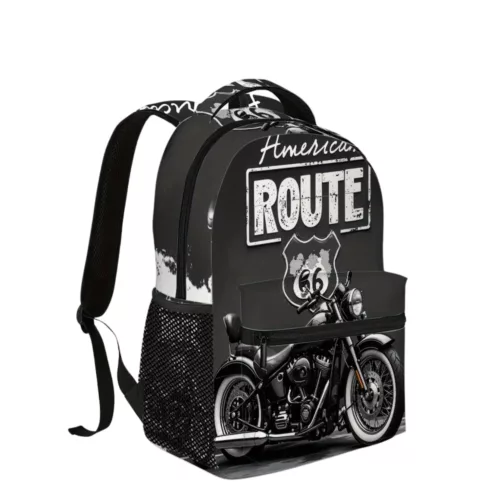 Sac à dos moto rétro américain