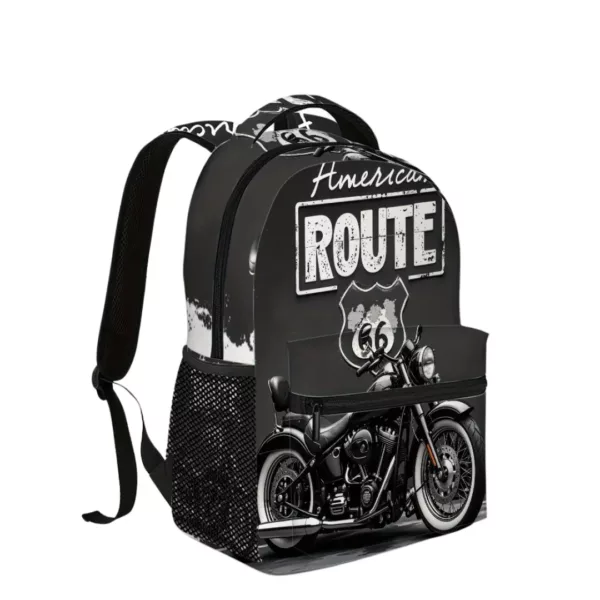 Sac à dos moto rétro américain