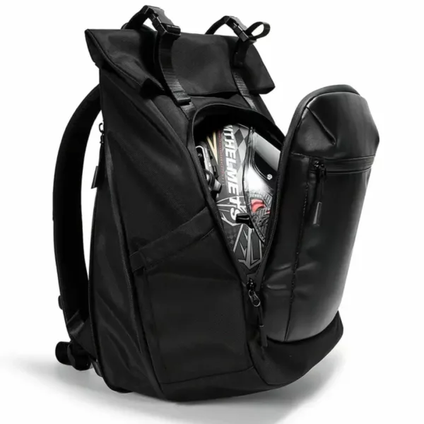 Sac à dos moto roll-top étanche – Image 6