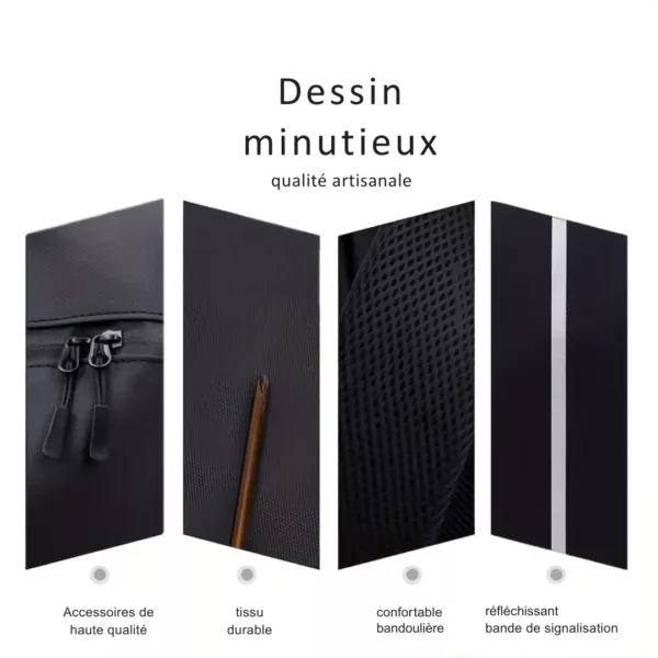 Sac à dos moto souple imperméable – Image 6