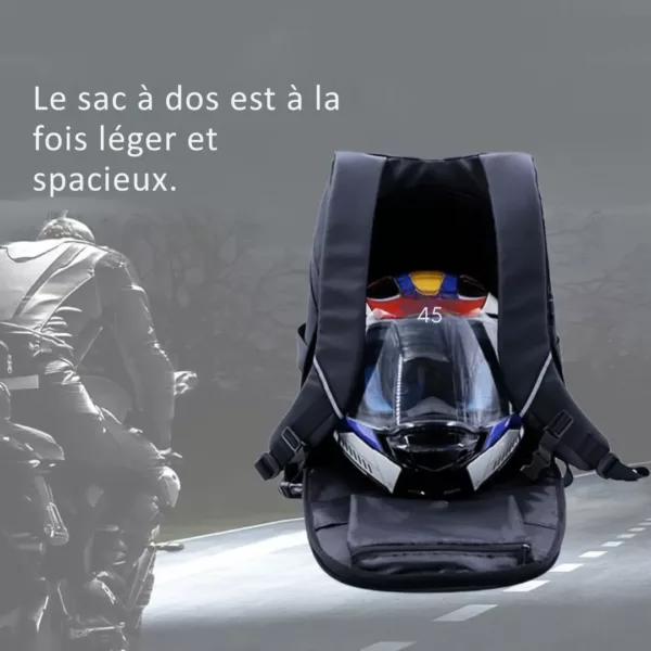 Sac à dos moto souple imperméable – Image 5