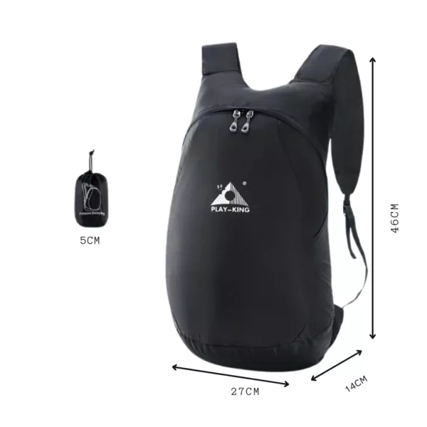 Sac à dos randonnée femme compact pliable – Image 3